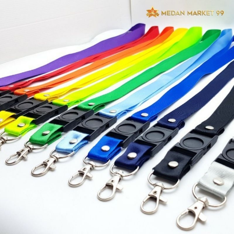 

TALI LANYARD LEBAR 2 CM POLYSTER STOPPER ID CARD/ NAME TAG/ GANTUNGAN ID CARD/ TALI LANYARD / TALI GANTUNGAN KARTU NAMA