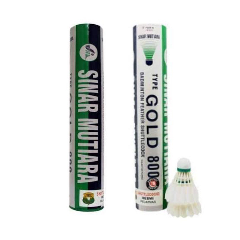 KOK SHUTTLECOCK BADMINTON BULUTANGKIS SINAR MUTIARA GOLD 800 ORIGINAL