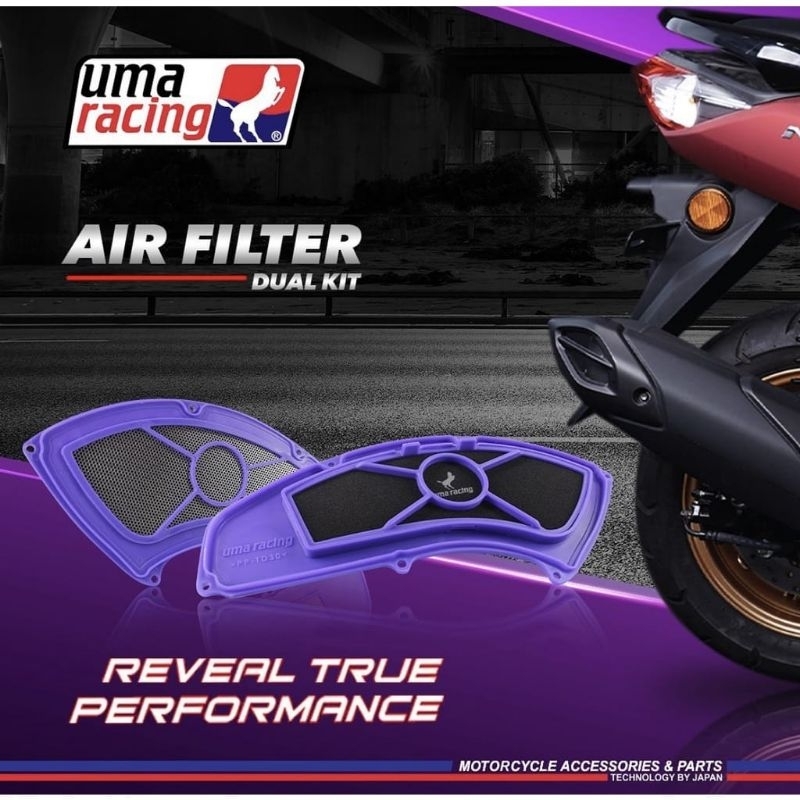 FILTER UDARA UMA RACING 100 % ORIGINAL YAMAHA NMAX NEW 2020 DAN AEROX 155 CONNECTED