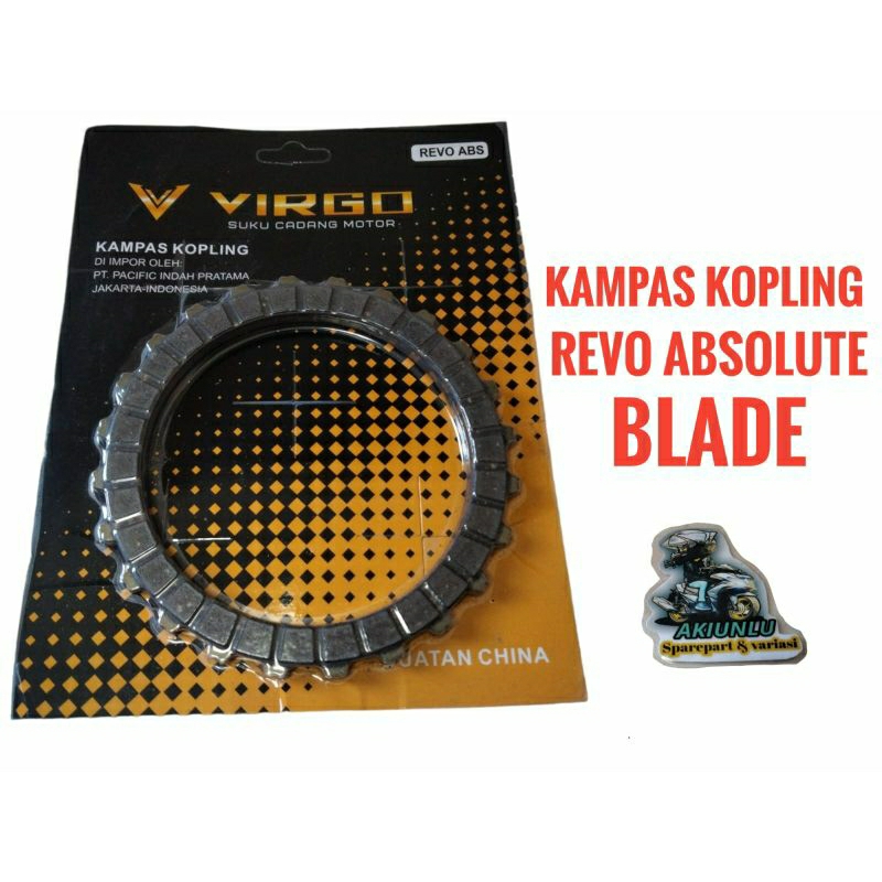 [ VIRGO ] KAMPAS KOPLING PLAT KOPLING STANDAR HONDA REVO ABSOLUTE/BLADE