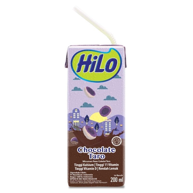 

Hilo Chocolate Taro 200ml isi 4PACK