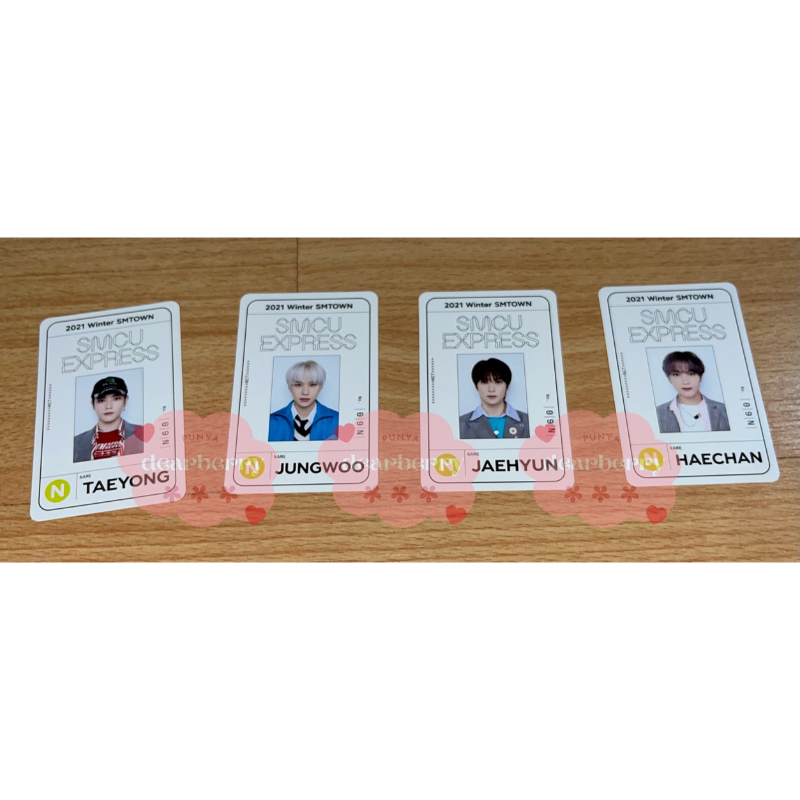 PC Passcard SMCU Nighttime Pass NCT 127 - Jaehyun / Haechan / Taeyong / Jungwoo Pass Card (Photocard