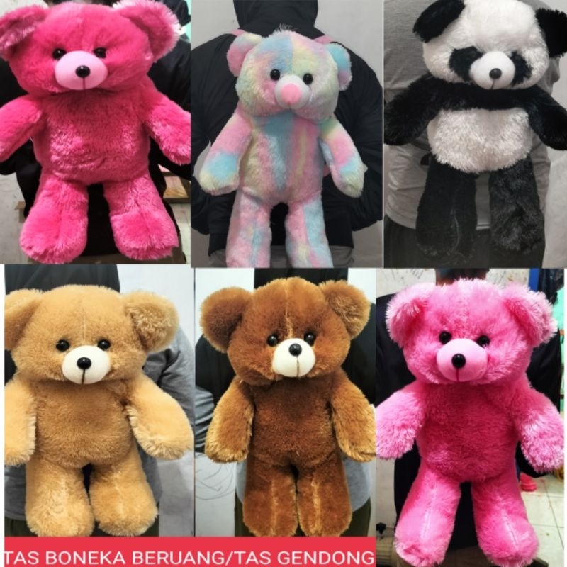 tas boneka tedyber/beuang bulu. tasransel/gendong .anak/dewasa