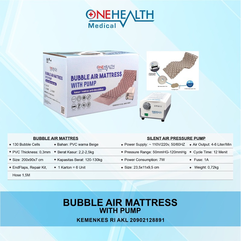 Matras Decubitus Onehealth / Kasur Bubble Air Mattress