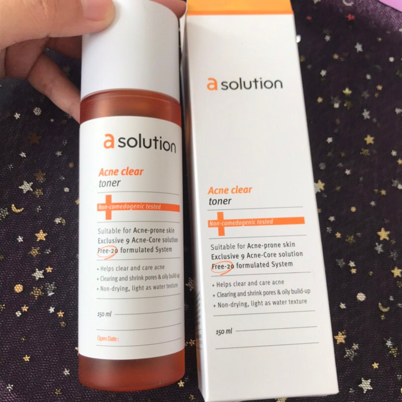 ‼️CLEARANCE SALE‼️PRELOVED A Solution ASolution Acne Clear Toner 150ml