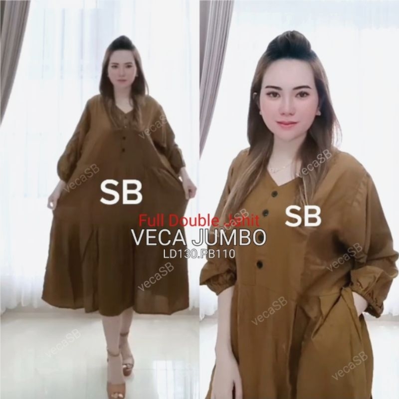 DRESS JUMBO VECA BAJU WANITA JUMBO XXXL