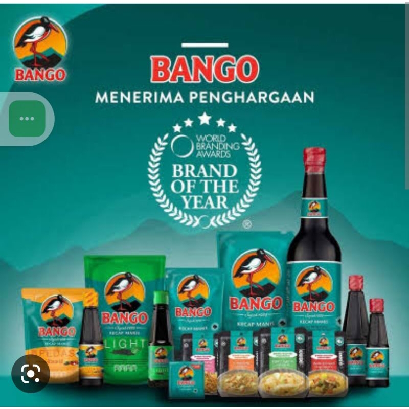 KECAP BANGO UKURAN ±60 ML. SATU DUS ISI 48