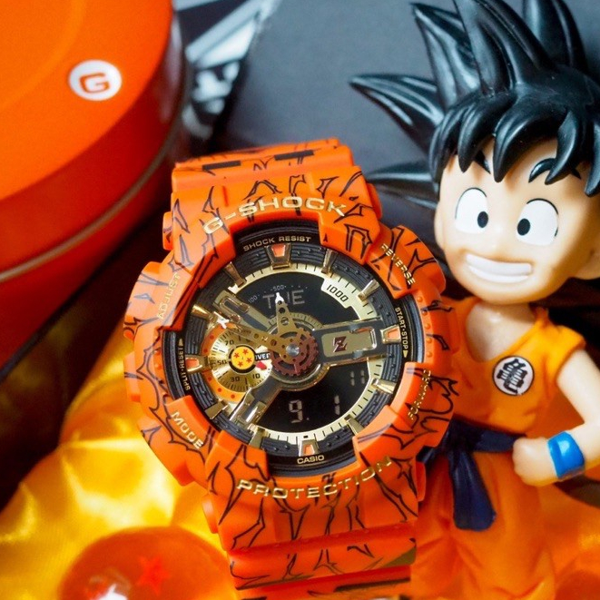 Jam Tangan CASIO G-Shock X DRAGON BALL Z GA110-JDB-1A4JR GA-110 Series Analog Digital