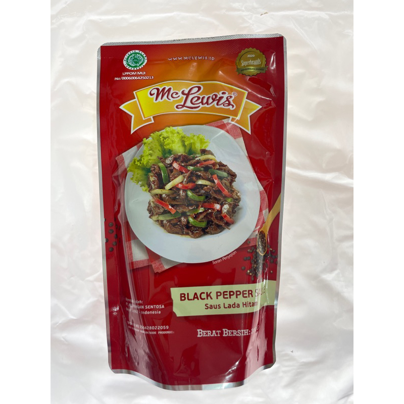 

Mc Lewis Black Pepper Sauce 310gr