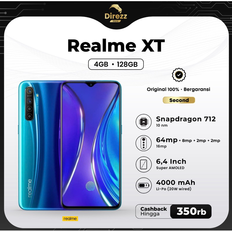 Realme XT 4/128GB Second Normal