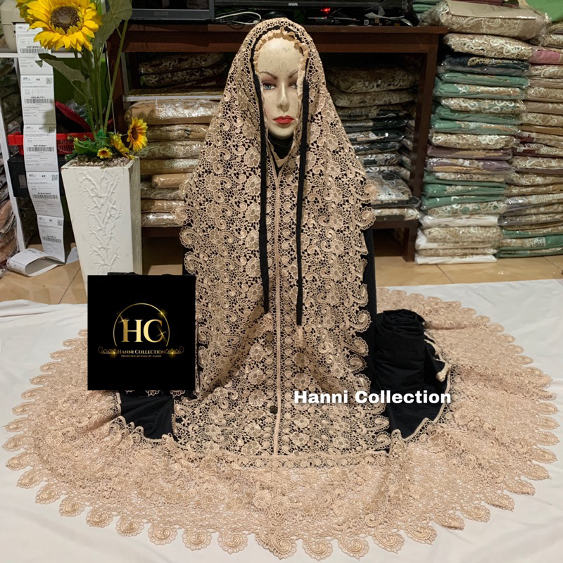 (Bisa COD) Mukena Katun Dewasa Seriess Tazkya Keong Besar