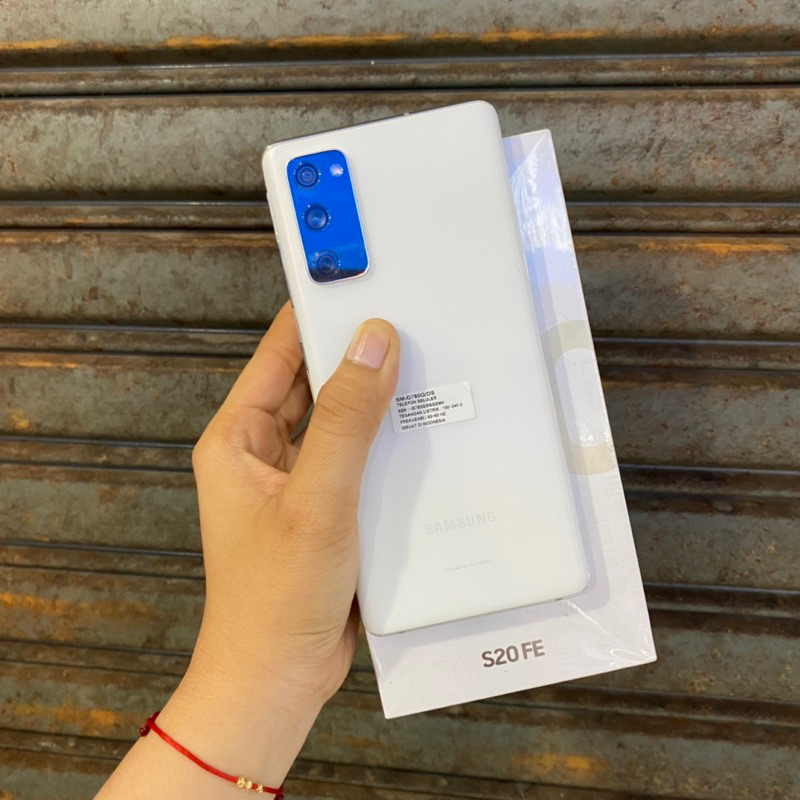 Samsung S20 Fe 8/128gb Snapdragon second bekas pakai resmi sein normal mulus fullset original
