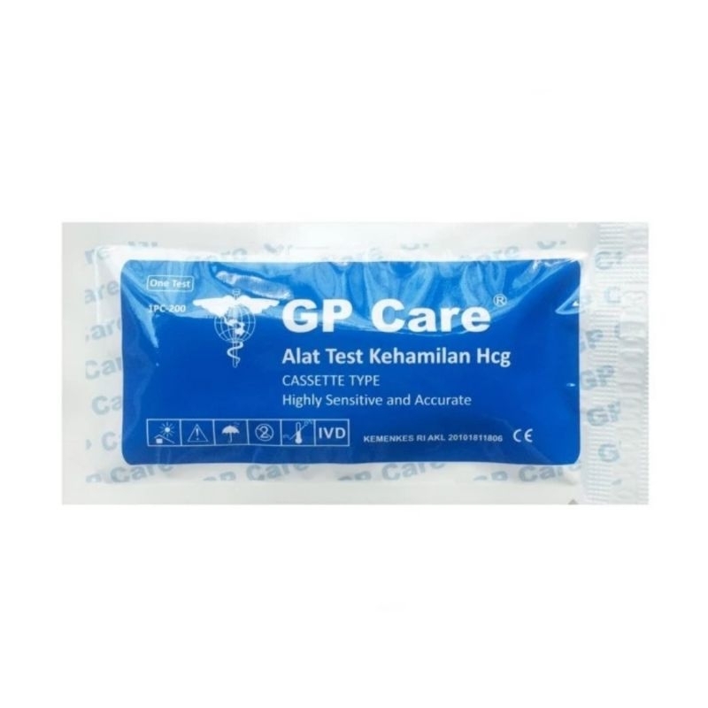 GP Care HCG Test Kehamilan Test Pack Type Cassette GP Care Alat Tes Kehamilan Tetes GP Care