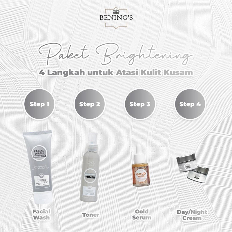 Diskon bundling Paket Brightening + Serum Gold