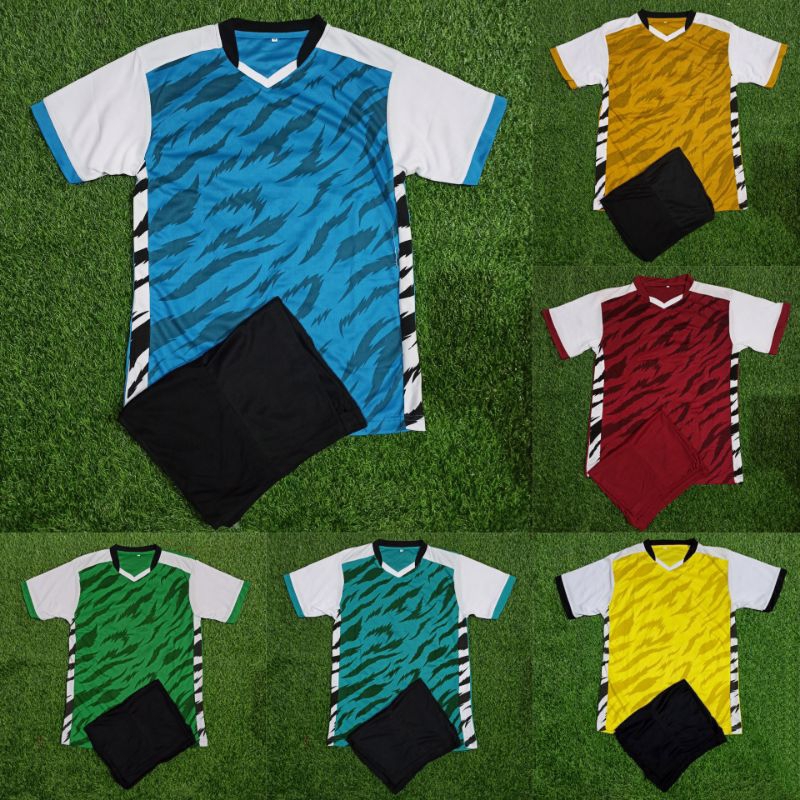 NEW STELAN JERSEY FUTSAL JERSEY BOLA POLOS NON APPAREL PUTIH KUNING HITAM BAHAN DRY-FIT BRAZIL