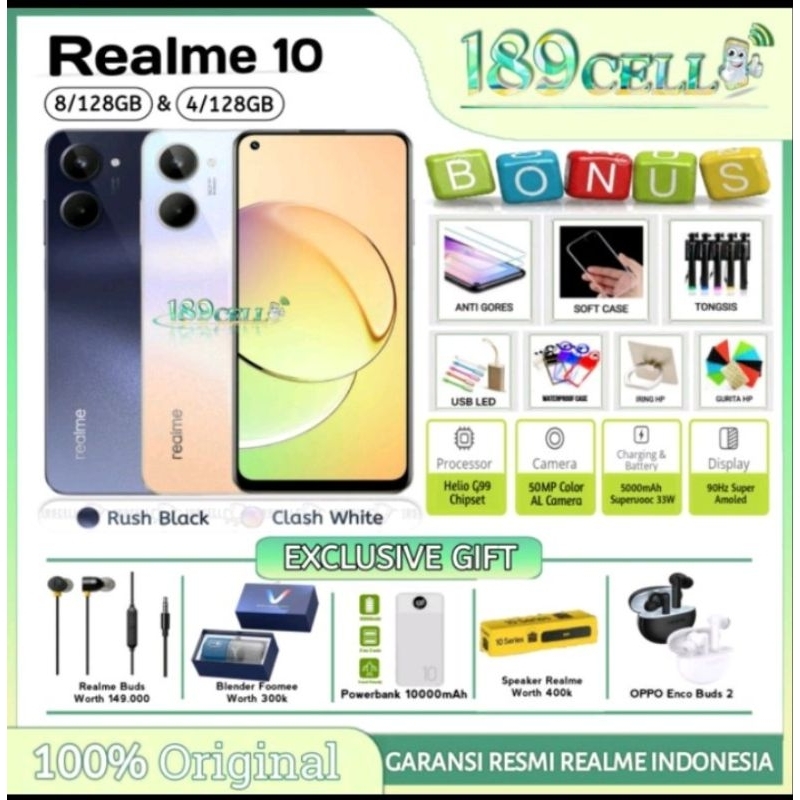 REALME 10 PRO PLUS PRO+ 5G 12/256 8/256 8/128 | REALME X3 12/256 Garansi Resmi Realme