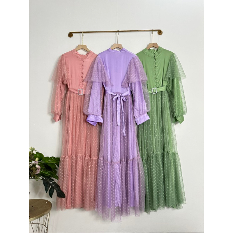 Dres satin mix tile dot