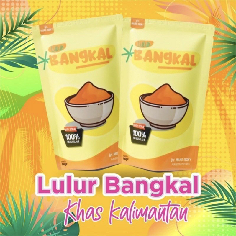 bgskinbukittinggi- ORIGINAL LULUR REMPAH KAYU BANGKAL 20gram by Mama Rezky (lulur viral tiktok)