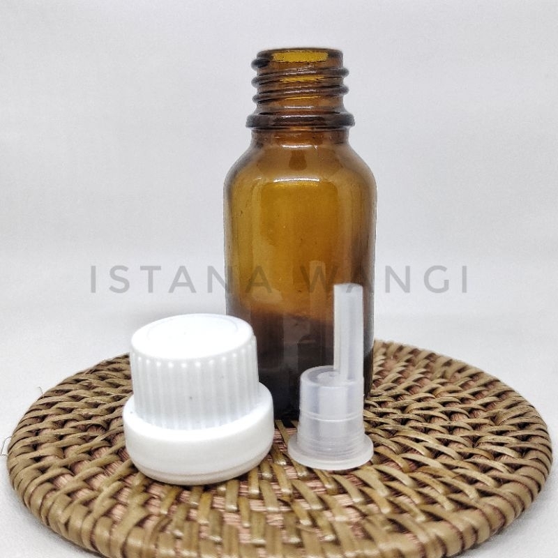 BOTOL KACA 15ML - BOTOL AMBER COKLAT 15ML - BOTOL DROP 15ML - BOTOL TETES 15ML - BOTOL ESSENTIALS OI