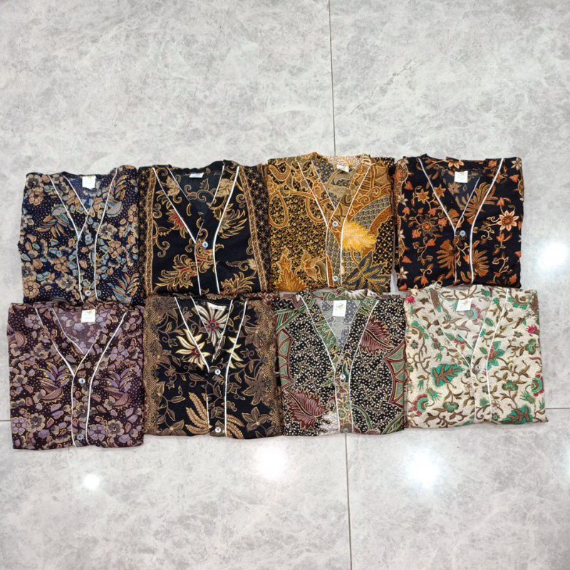BATIK BAGAN | SIZE 9 BAJU TIDUR BENANG EMAS ENIX| | PRADA EMAS PIYAMA BATIK BAGANSIAPIAPI| | PIYAMA 