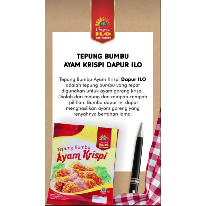 Tepung Bumbu Ayam Krispi 75g