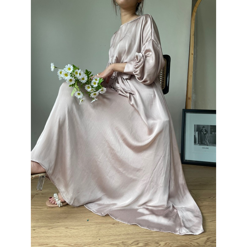 Zéa - Shiren - Dress Satin Silk Polos Maxi