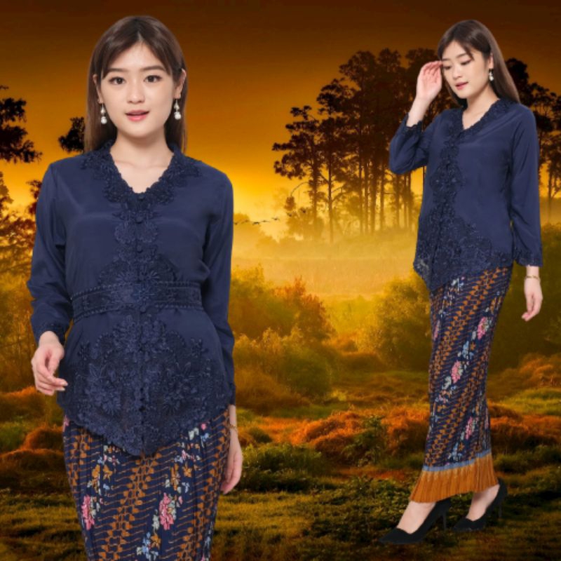 Atasan Kebaya Encim Modern Lengan Panjang