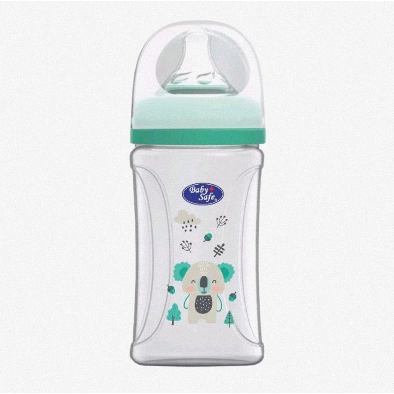 Baby Safe Bottle Wide Neck 250 ml WN08 - Botol Susu Bayi