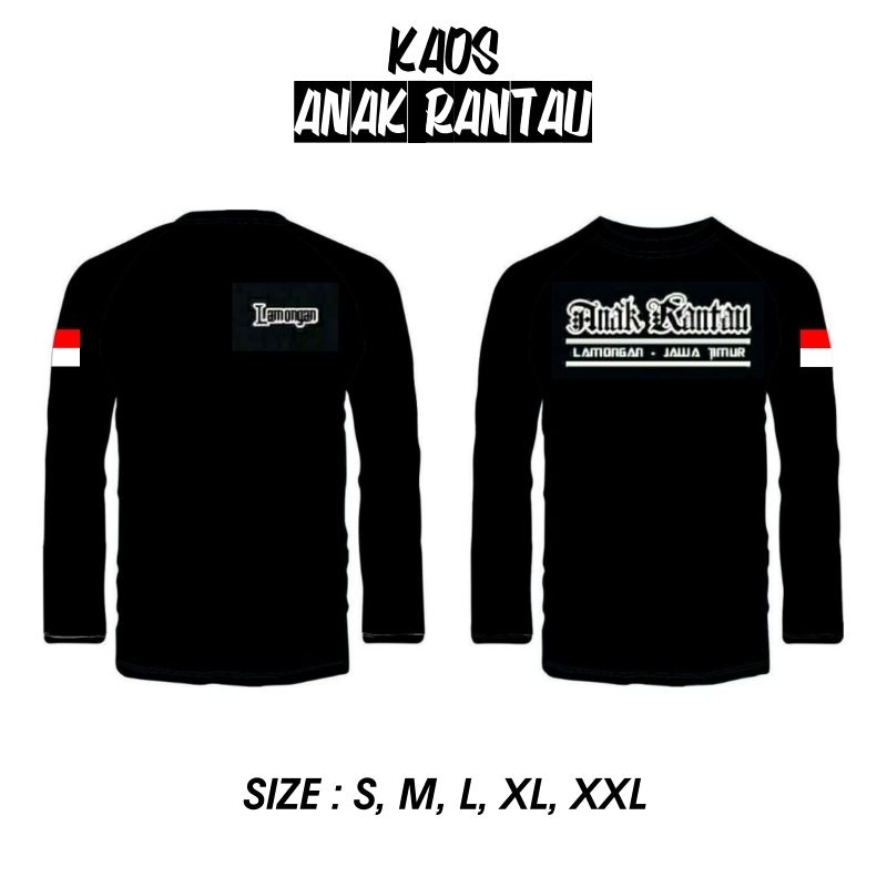 KAOS TANGAN PANJANG ANAK RANTAU LAMONGAN