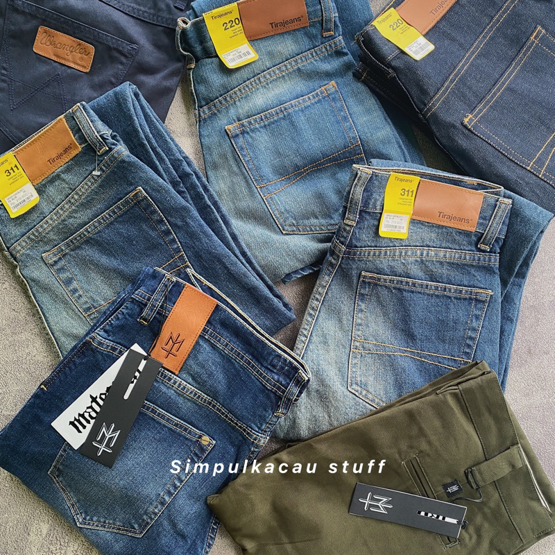 celana panjang tira jeans original