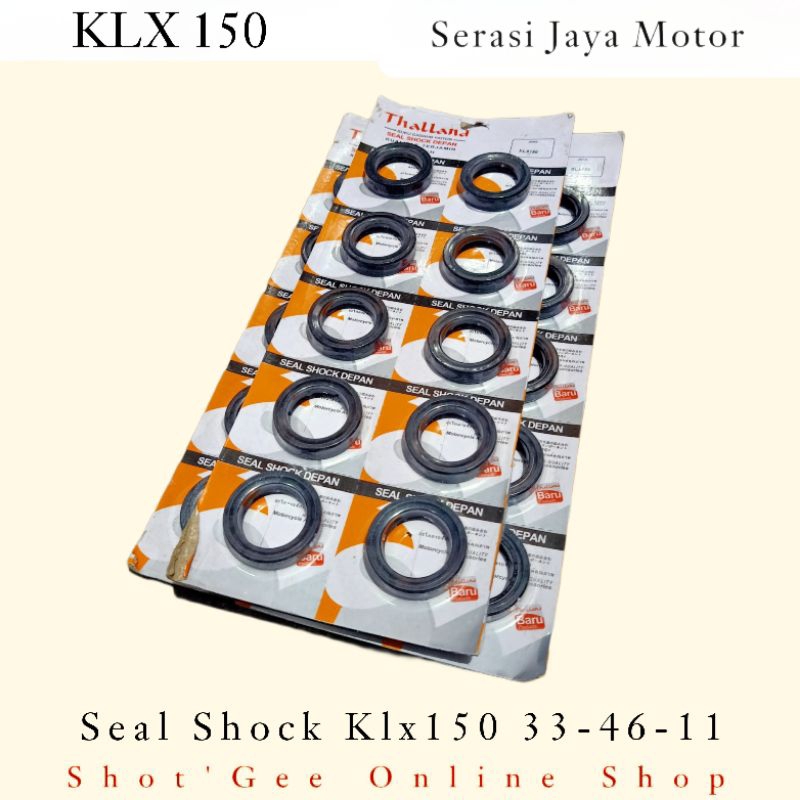 HARGA 1PCS/1BIJI SEAL SHOCK DEPAN KLX 150 33-46-11