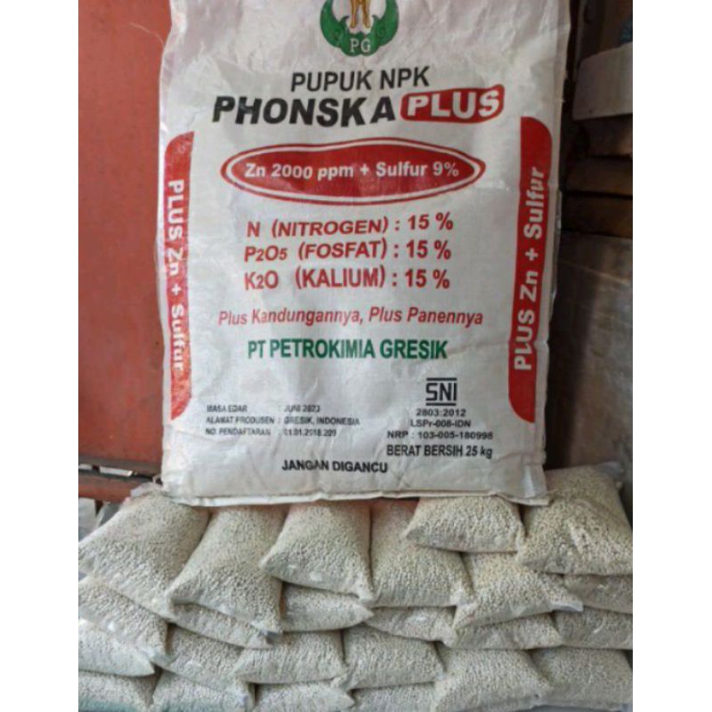 Pupuk Phonska Plus 15 %p 15 %k 15 % Petro 1kg