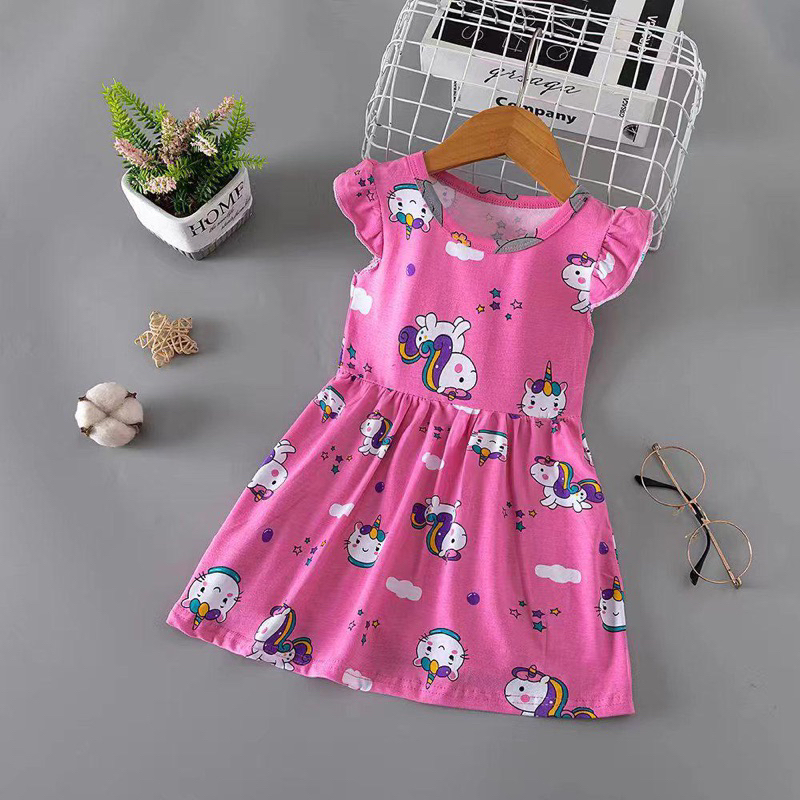 DRESS ANAK IMPORT 1-9 TAHUN | DST001 | DASTER ANAK IMPOR | PIYAMA ORGANIK ANAK