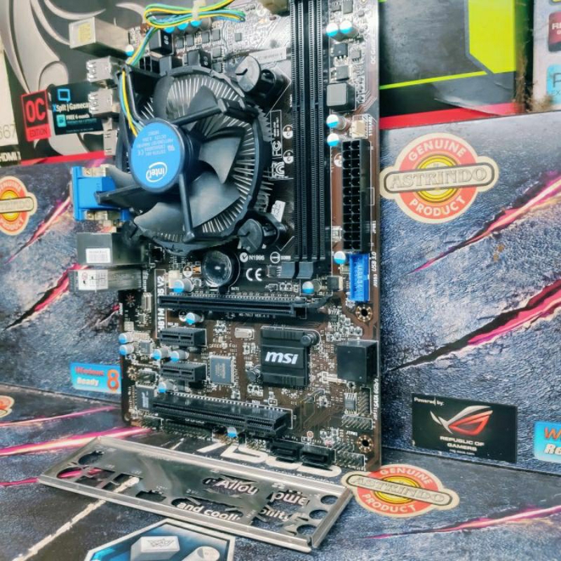 PAKET Motherboard H81 MSI Prosesor Intel® Core™ i3-4150 Haswell DDr3