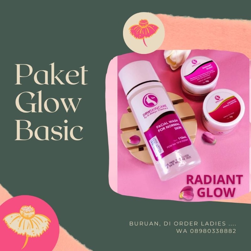 DRW SKINCARE//PAKET GLOW//RADIANT GLOW//SKINCARE BPOM