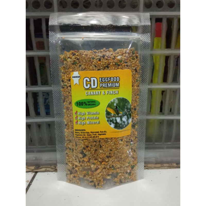 CEDE EGGFOOD Pakan Tambahan Burung Kenari Finch Red Siskin