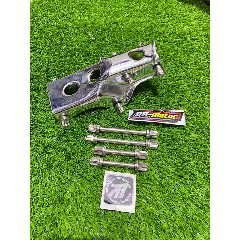 Mur Baut Pangkon Mesin tiger depan Stainless handmade aitech
