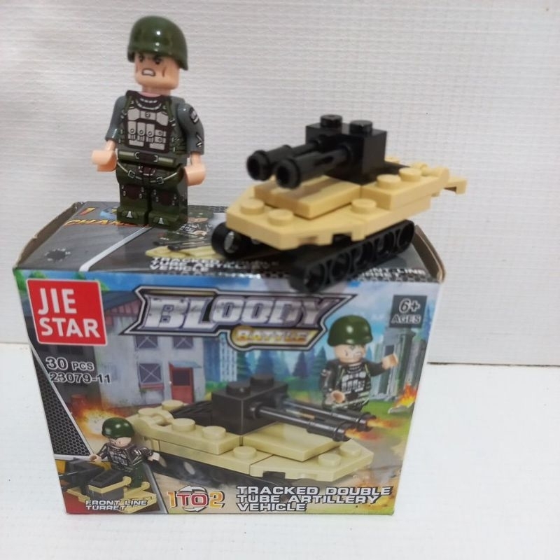 LEGO BLOODY BATTLE MOBIL KENDARAAN PERANG MILITER ARMY