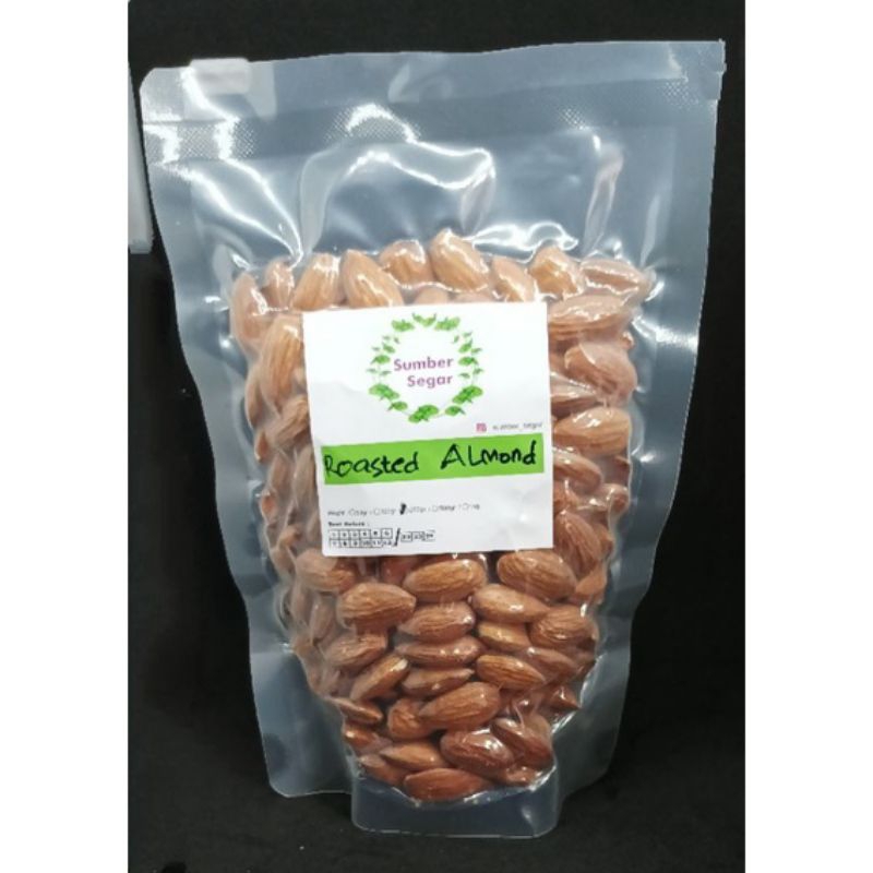 

500gram - ROASTED ALMOND / ALMOND PANGGANG