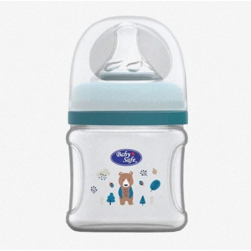 Baby Safe Wide Neck Bottle 120 ml WN07 - Botol Susu Bayi &amp; Anak