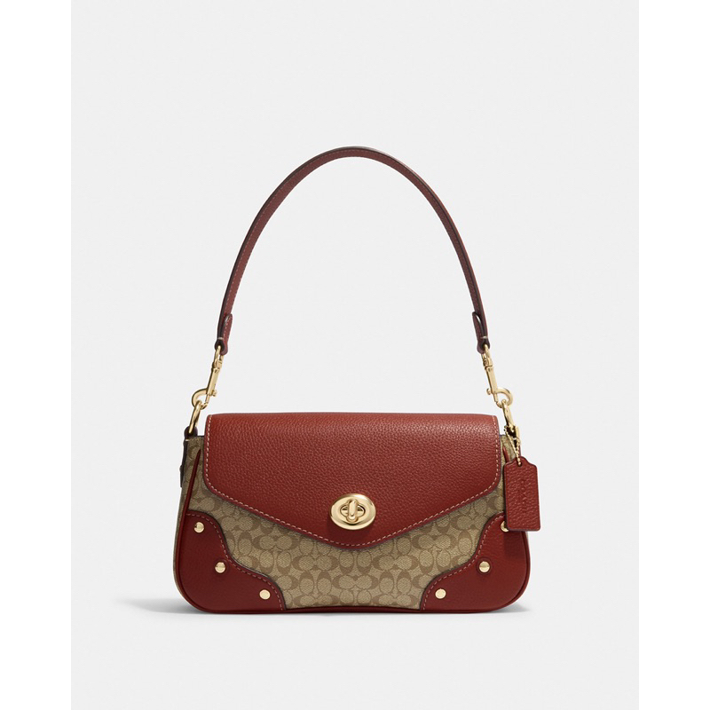 Coach Millie Shoulder Bag In Colorblock Signature Canvas (CE639)