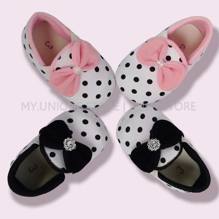 Sepatu Bayi Perempuan 0-12 Bulan Prewalker Anti Slip / Sepatu Anak Perempuan 1 Tahun