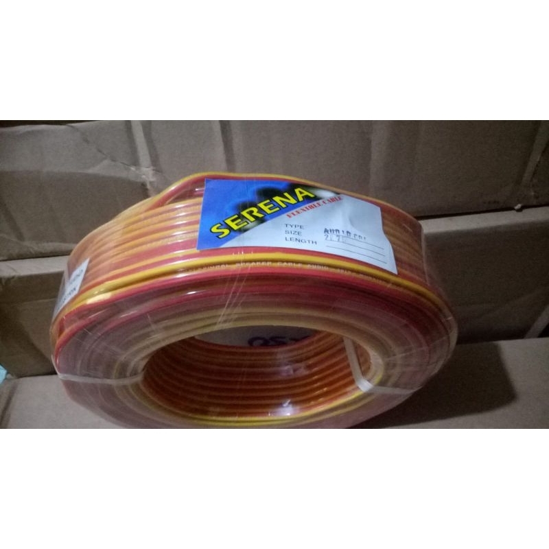 Kabel serabut hyo selang transparan 2x0.75 dan 2x1.5 fan 2x2.5