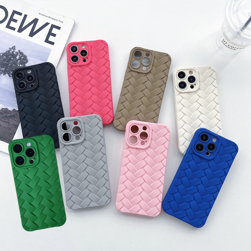 Braided Series Softcase Casing Case HP Lucu iphone XS XS Max XR 11 Pro Max 12 Pro Max 13 Pro Max 14 Pro Max