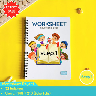 REJECT SALE Wokheet Workbook Anak Usia 2 3 4 5 Tahun