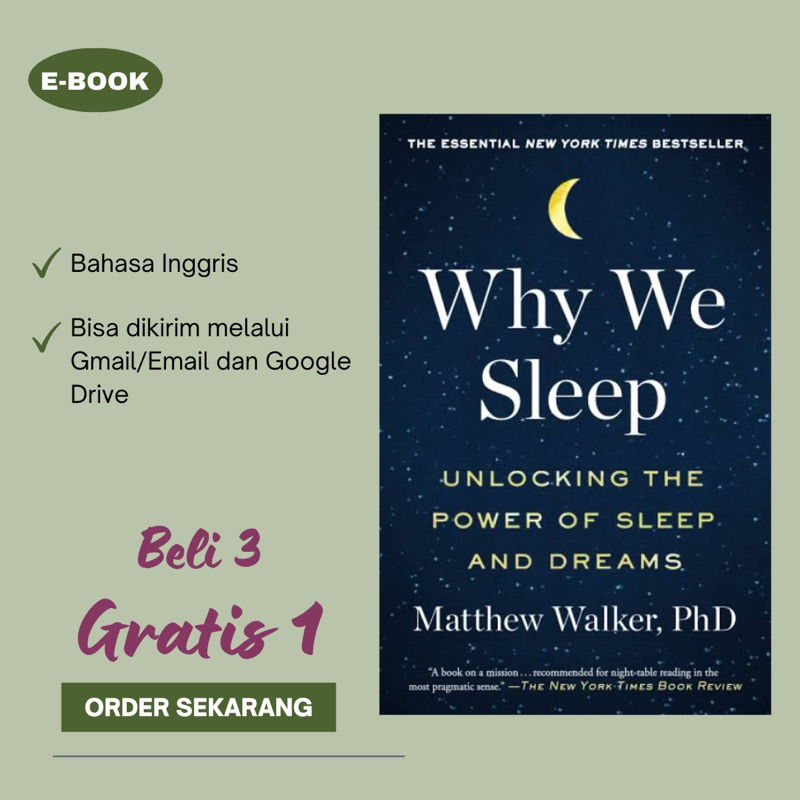 

Why We Sleep - Matthew Walker, PhD