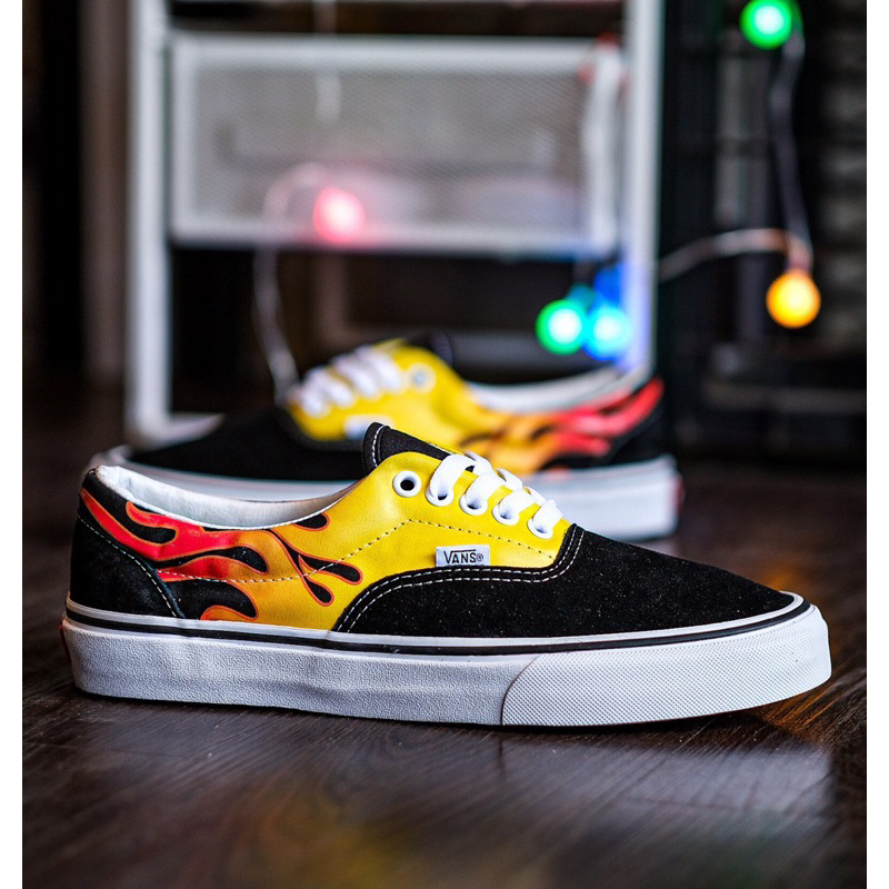 Vans Era Flame Red Black White