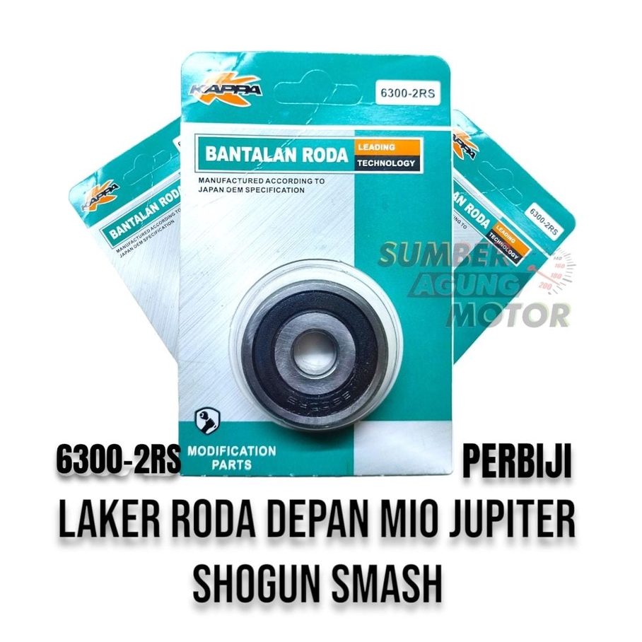 LAKER BEARING LAHER 6300 RODA DEPAN SMASH SHOGUN JUPITER MIO