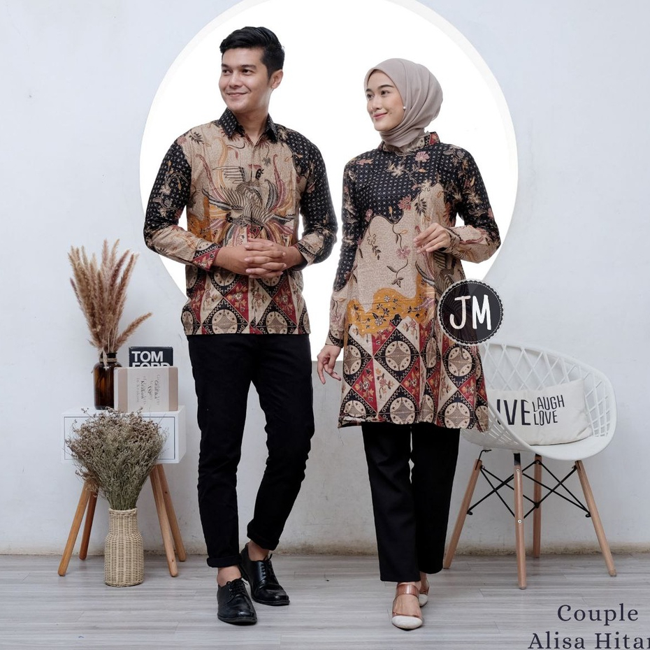 Baju Batik Couple Pasangan Terbaru Remaja Batik Sarimbit Couple Modern Premium Atasan Batik Couple T