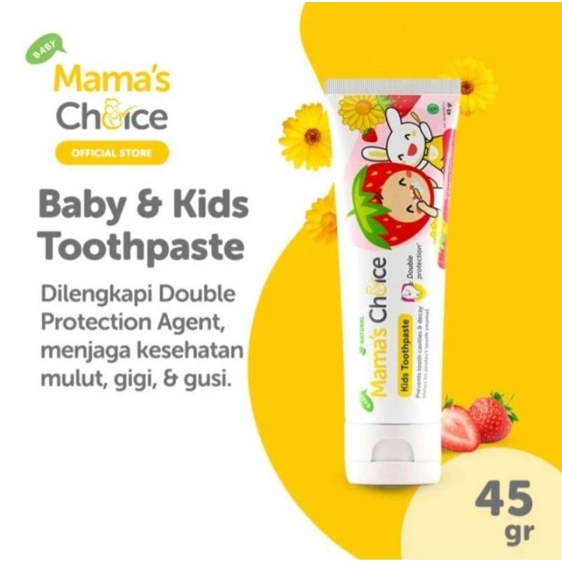 Mama's Choice Toothpaste Baby&amp;Kids-Pasta Gigi Bayi&amp;Anak ecp mei 2025